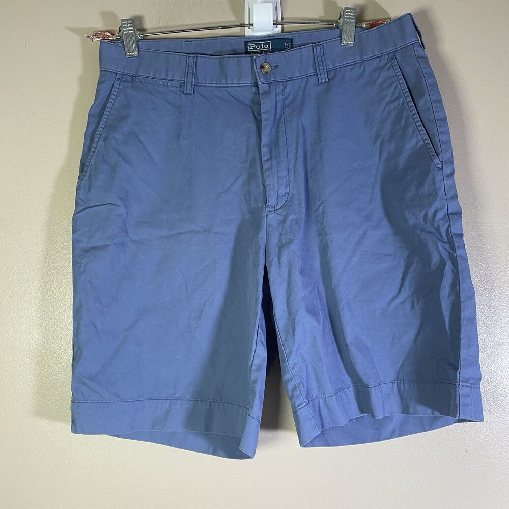 Polo Ralph Lauren Prospect Short Mens 34 Blue 9” Inseam Casual VTG